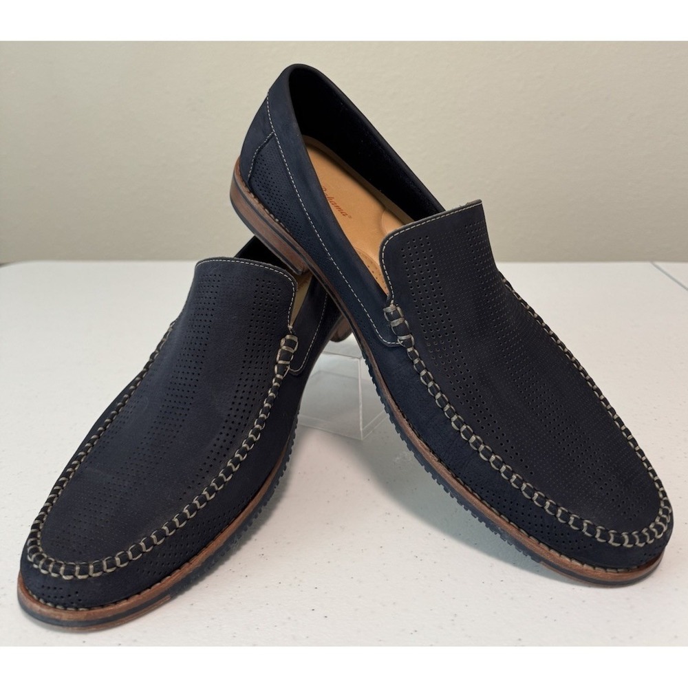 Tommy Bahama Felton Men's 13M Navy Blue Shoes Loafer Slip On Casual‎ Travel